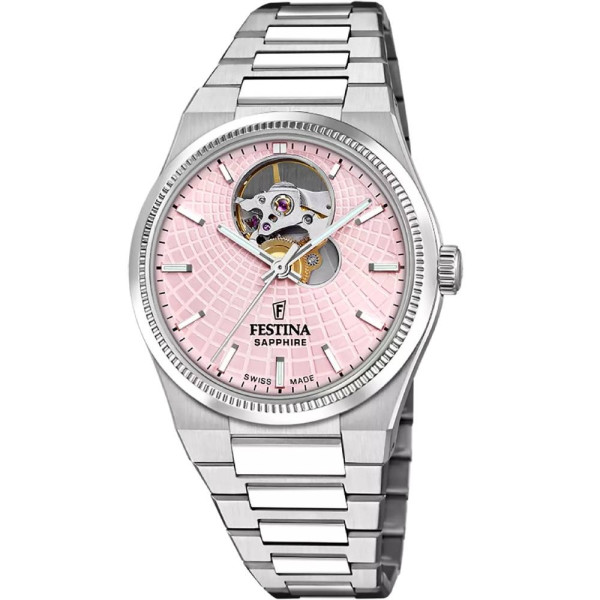 Festina F20054/2 дамски автоматичен часовник с открит баланс ClassicWatches.bg
