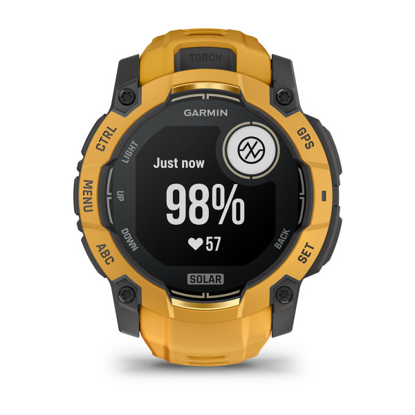 Garmin Instinct 3 Solar Sunburst със Sunburst/Grey каишка 010-02935-02