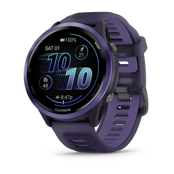 Garmin Forerunner 570 Indigo Aluminium с Translucent Imperial Purple/Indigo каишка 010-02971-02