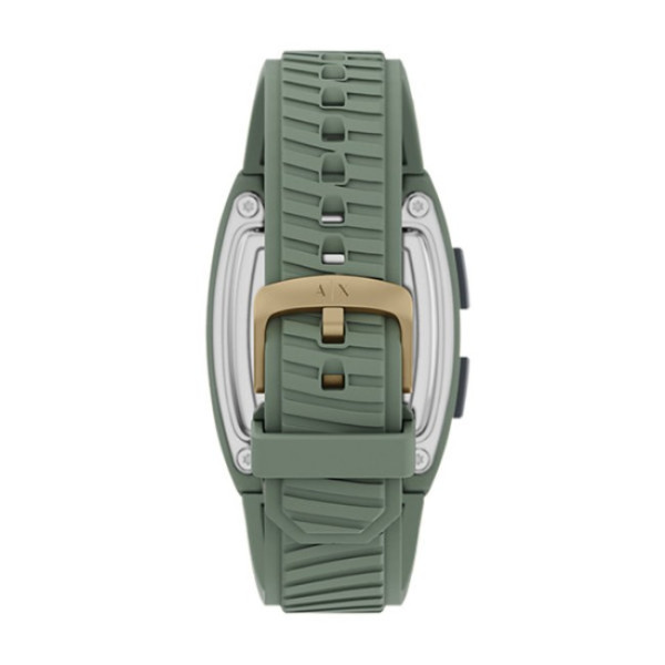 часовник Armani Exchange AX2969 с negative циферблат и зелена каишка