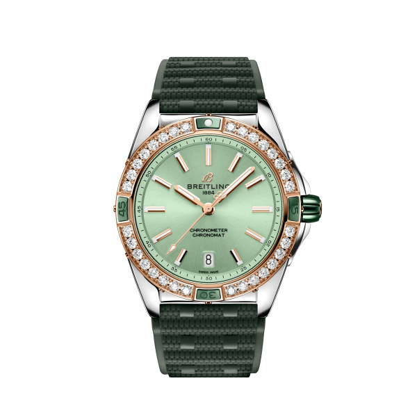 дамски часовник автоматичен breitling-super-chronomat-automatic-38-u17356531l1s1-front-view-classicwatches  