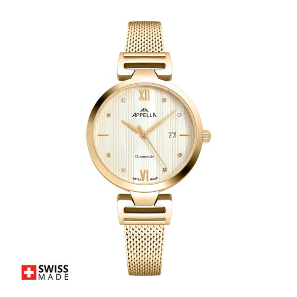 Appella L50001.1181DQ дамски часовник с диаманти ClassicWatches.bg