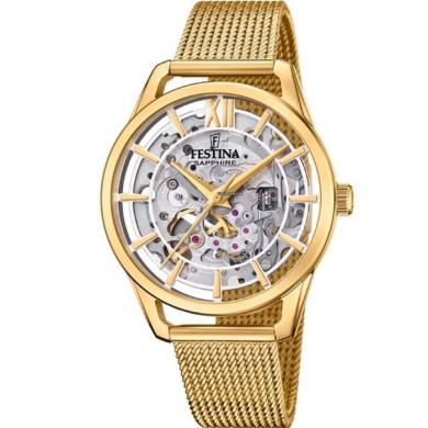 ЧАСОВНИК FESTINA SKELETON AUTOMATIC 36MM F20629/1