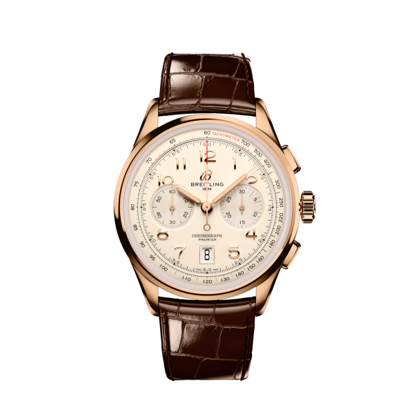 мъжки часовник автоматичен breitling-premier-b01-chronograph-rb0145371g1p1-front-view-classicwatches  