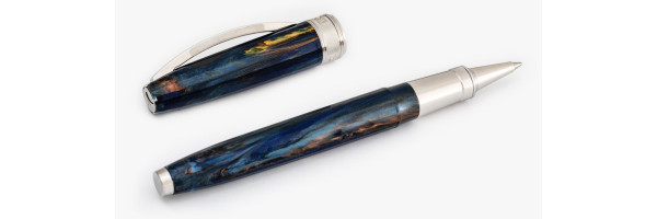 Visconti Van Gogh Starry Night ролер с паладиеви метални детайли – classicwatches.bg
