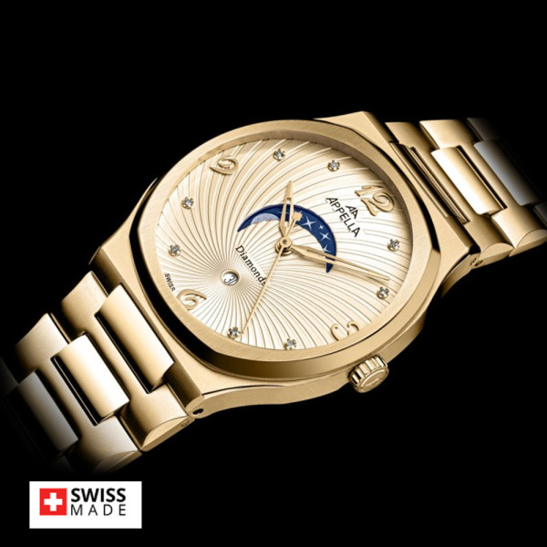 Appella L32006.1171QD часовник с дата и лунна фаза ClassicWatches.bg