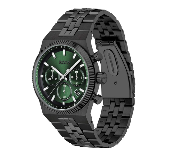 HUGO BOSS 1514308 мъжки часовник с тъмнозелен циферблат