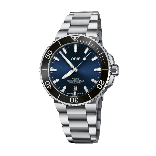 ORIS AQUIS DIVING DATE AUTOMATIC 41.5MM MEN'S WATCH 733 7766 4135-07 8 22 05PEB