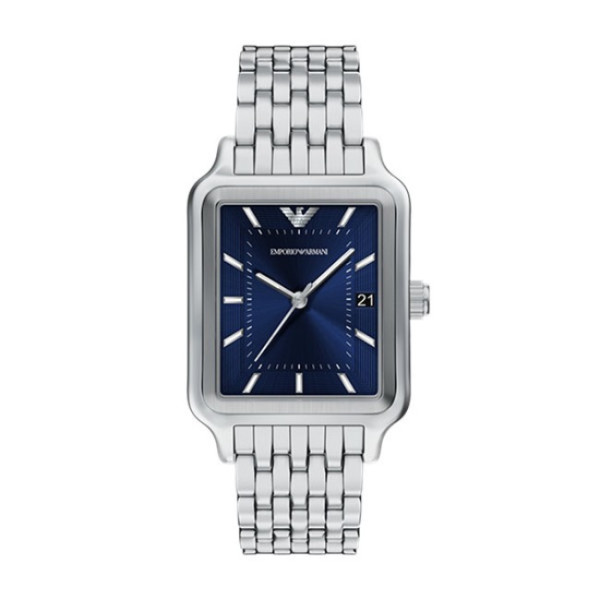 Emporio Armani AR11754 мъжки часовник със син правоъгълен циферблат