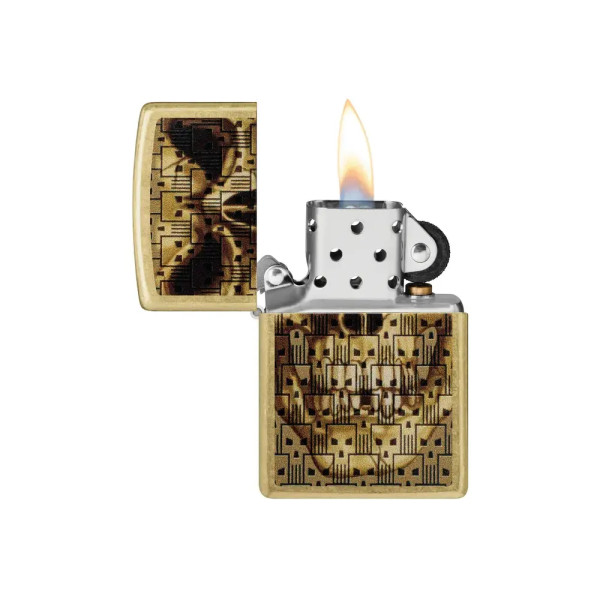 Zippo Skulls On Skulls Design запалка