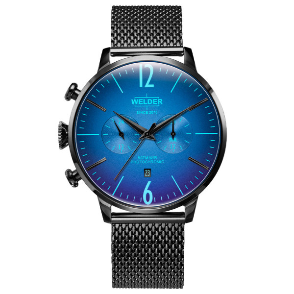 часовник welder moody wwrc1007 gun метал корпус мрежеста верижка classicwatches.bg