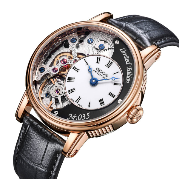 Часовник Epos Verso 2 – корпус от благородна стомана с розово покритие – classicwatches.bg