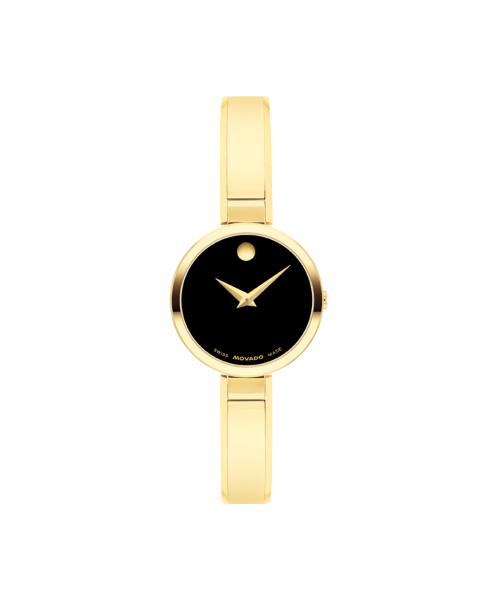 Часовник Movado 608013 – дамски модел с жълто PVD покритие – classicwatches.bg