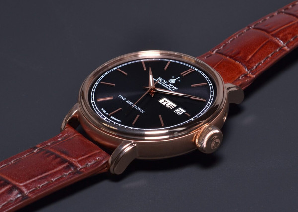 часовник new jaroslavl rose gold steel case sapphire glass classicwatches.bg