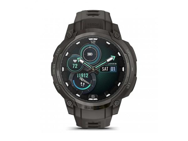 Garmin Instinct Crossover Charcoal – здрав тактически часовник за приключения и outdoor активности – ClassicWatches.bg