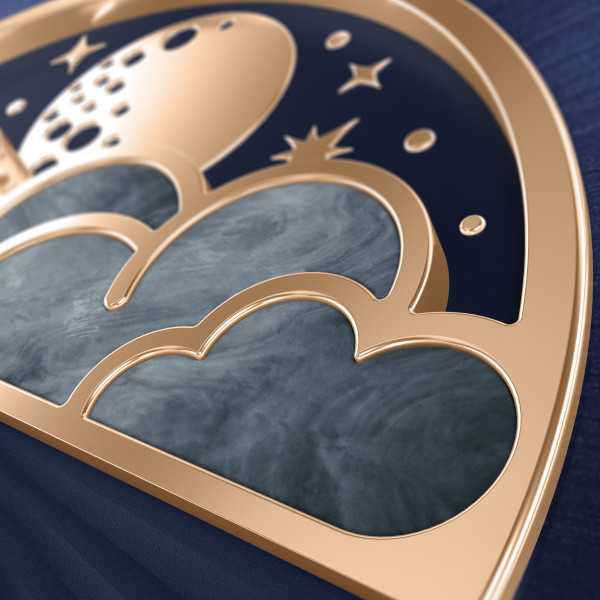 Часовник AVIATOR DOUGLAS MOONFLIGHT DIAMONDS 36M V.1.33.2.380.5