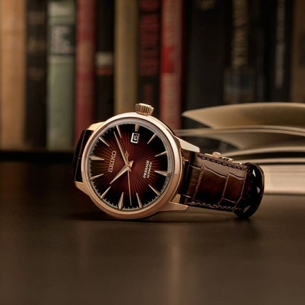 часовник seiko presage srpl75j1 златист циферблат classicwatches.bg
