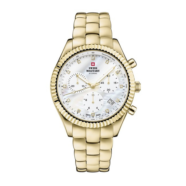 Swiss Military By Chrono SM30207.03 Дамски часовник с бял циферблат – classicwatches.bg