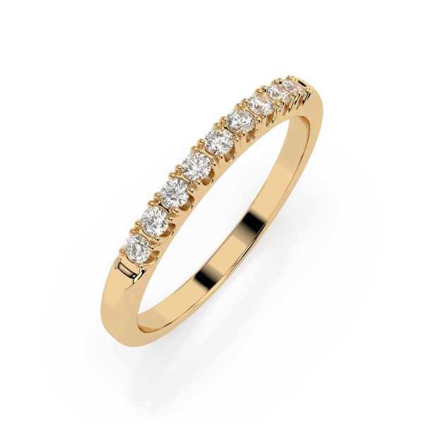 Cara пръстен с диаманти 0.18 ct – ЗЛАТНО БИЖУ 14К K101-10044/2Y/14K
