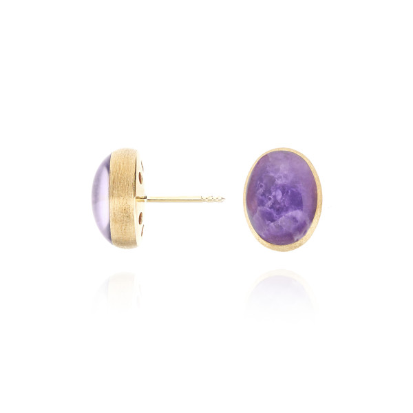Nanis Boules Violetta Small обеци лепифолит, седеф, планински кристал OA8-609