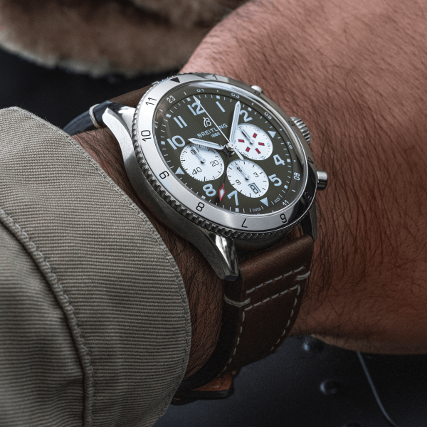 BREITLING SUPER AVI B04 CHRONOGRAPH GMT 46 CURTISS WARHAWK AB04452A1L1X1
