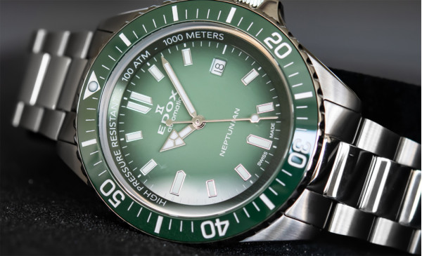 ЧАСОВНИК EDOX SKYDIVER NEPTUNIAN DATE AUTOMATIC 44 ММ 80120-3VM-VDN1