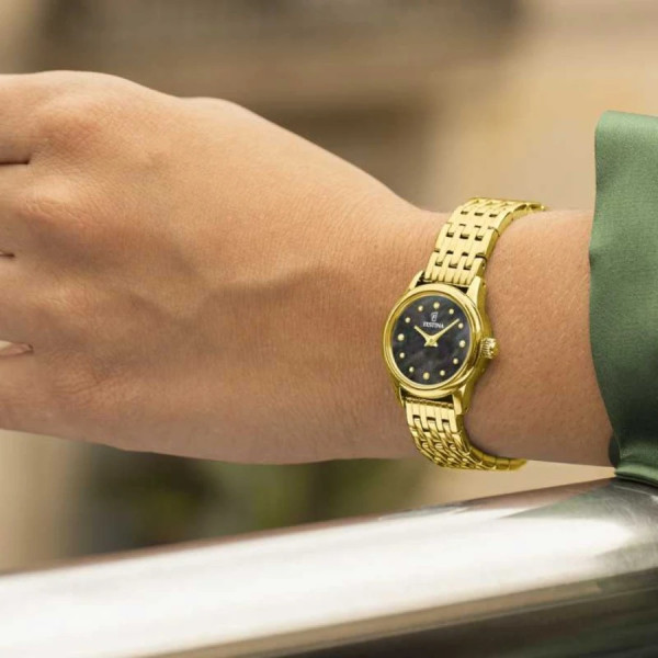 festina mademoiselle дамски часовник със седефен циферблат
