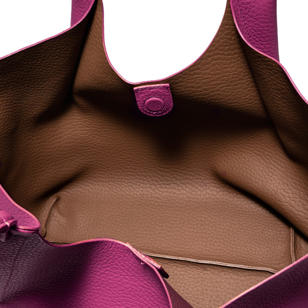 ДАМСКА ЧАНТА , ЕСТЕСТВЕНА КОЖА-РЪЧНА ИЗРАБОТКА GIANNI CHIARINI 9720/HOT PINK