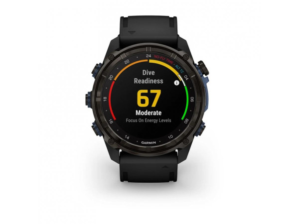 GARMIN Descent™ Mk3i - 51мм Carbon grey DLC титан с черна силиконова каишка