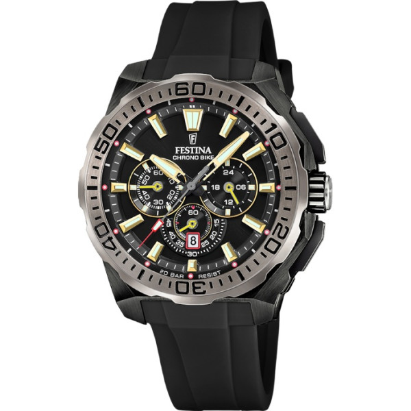 Festina F20726/3 мъжки хронограф черен циферблат
