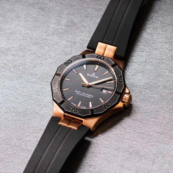 Edox Delfin с водоустойчивост 200 м и силиконова каишка1