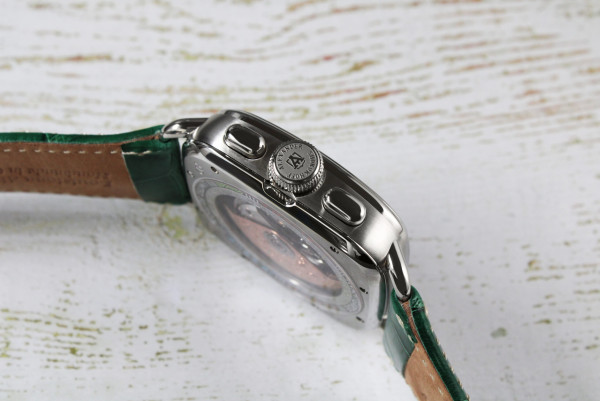 часовник alexander shorokhoff квадратен корпус зелен циферблат classicwatches.bg