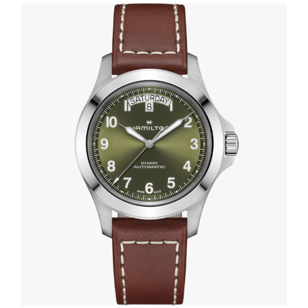 часовник hamilton khaki field king h64475560 зелен циферблат classicwatches.bg