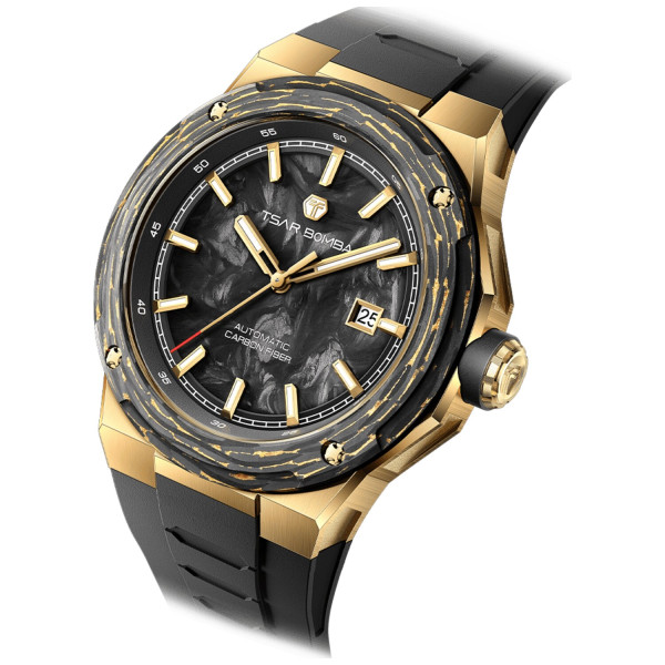 TSAR BOMBA Electron-Carbon-X II Carbon Fiber Gold Black TB8230-04