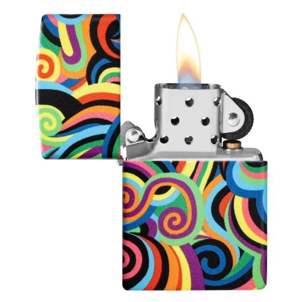 Запалка Zippo - Rick Rietveld Glow In The Dark Swirls