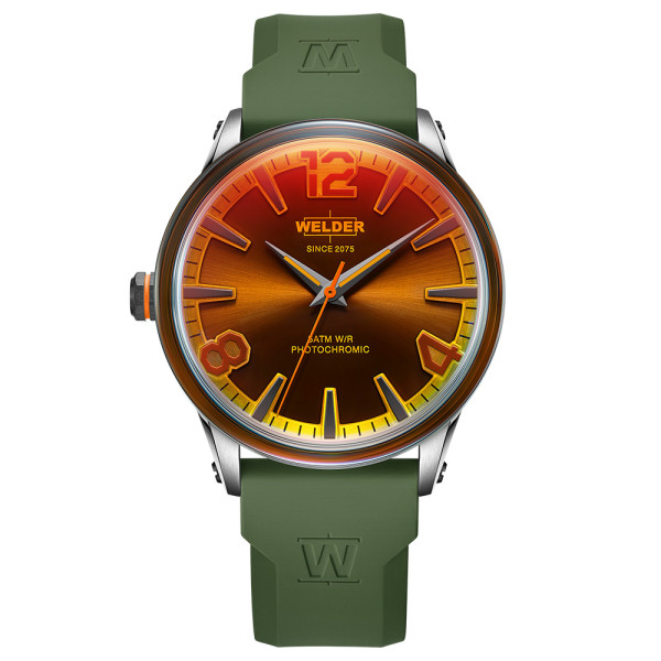 часовник welder moody wrn3001 със зелена силиконова каишка classicwatches.bg
