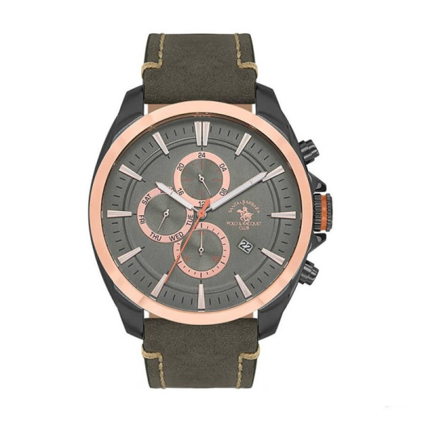 SANTA BARBARA POLO & RACQUET CLUB NOBLE 46 MM MEN`S WATCH SB.7.1114.3
