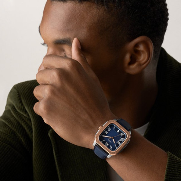 мъжки часовник fossil син циферблат crosby колекция classicwatches.bg