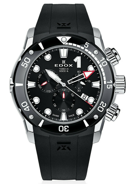 EDOX CO-1 QUARTZ 45MM MEN'S WATCH 10242 TIN NIN