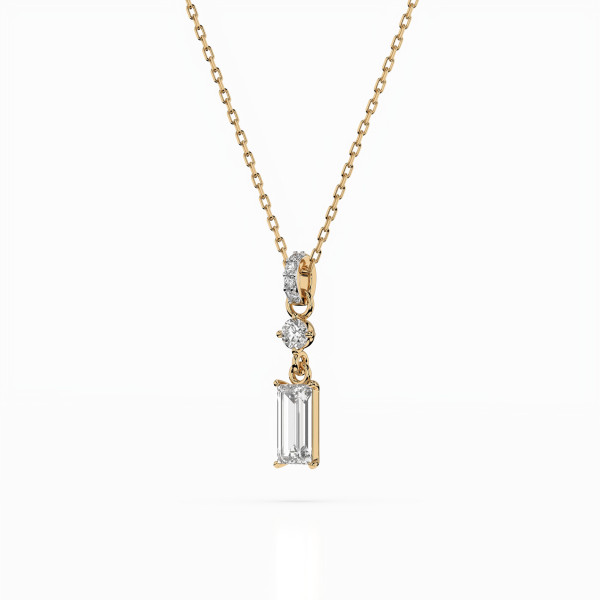 Cara колие с диаманти 0,04+0,32 ct GIA сертификат K104-10071/3W (0,30)