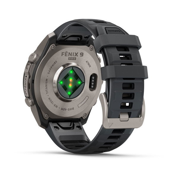 Garmin Fenix 9 Pro inReach Titanium с Graphite/Black силиконова каишка 010-04336-21