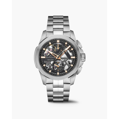 Часовник NORQAIN Independence Skeleton Chrono 42mm N3200.40S01.B01