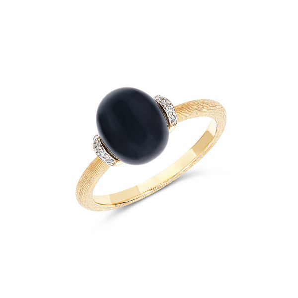 Nanis Dancing Mystery Black Onyx Small пръстен оникс, диаманти AS2-599