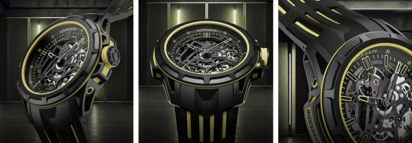 часовник norqain wild one x lite жълти акценти скелетонизиран classicwatches.bg