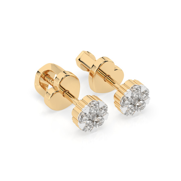 CARA DIAMANTI Златни обеци с диаманти K102-10015Y