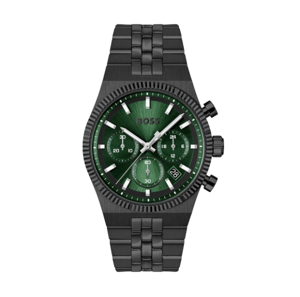 HUGO BOSS 1514308 мъжки часовник с тъмнозелен циферблат