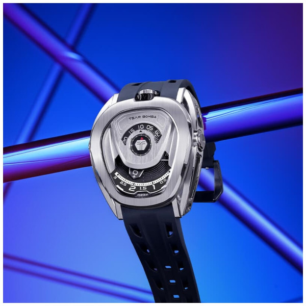 TSAR BOMBA Pulse Reactor Automatic Silver Black TB8213SB