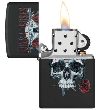 Запалка Zippo - Guns N' Roses, Flower Skull Design