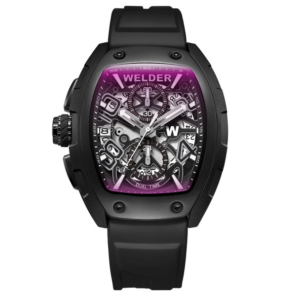 часовник welder w75 wrm5004 черен корпус силиконова каишка classicwatches.bg