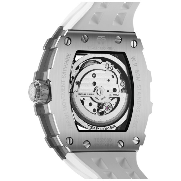 TSAR BOMBA T-Elemental Automatic White TB8208D-11